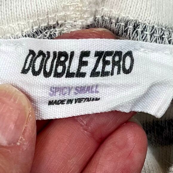 Double Zero Hooded Terry Cloth Short Sleeveless Top Small - Picture 9 of 9